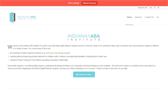 Desktop Screenshot of indianaabainstitute.com