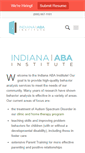 Mobile Screenshot of indianaabainstitute.com